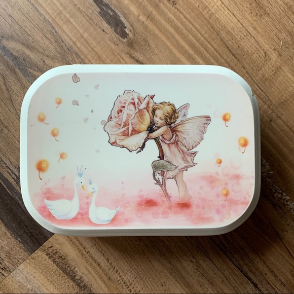 Vintage y2k Cherub dainty jewelry box